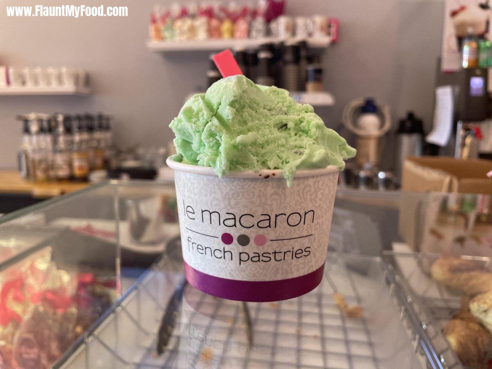 Le Macaron St ArmandsEnjoying some delicious gelato ice cream in Saint Armands Circle in Sarasota Florida