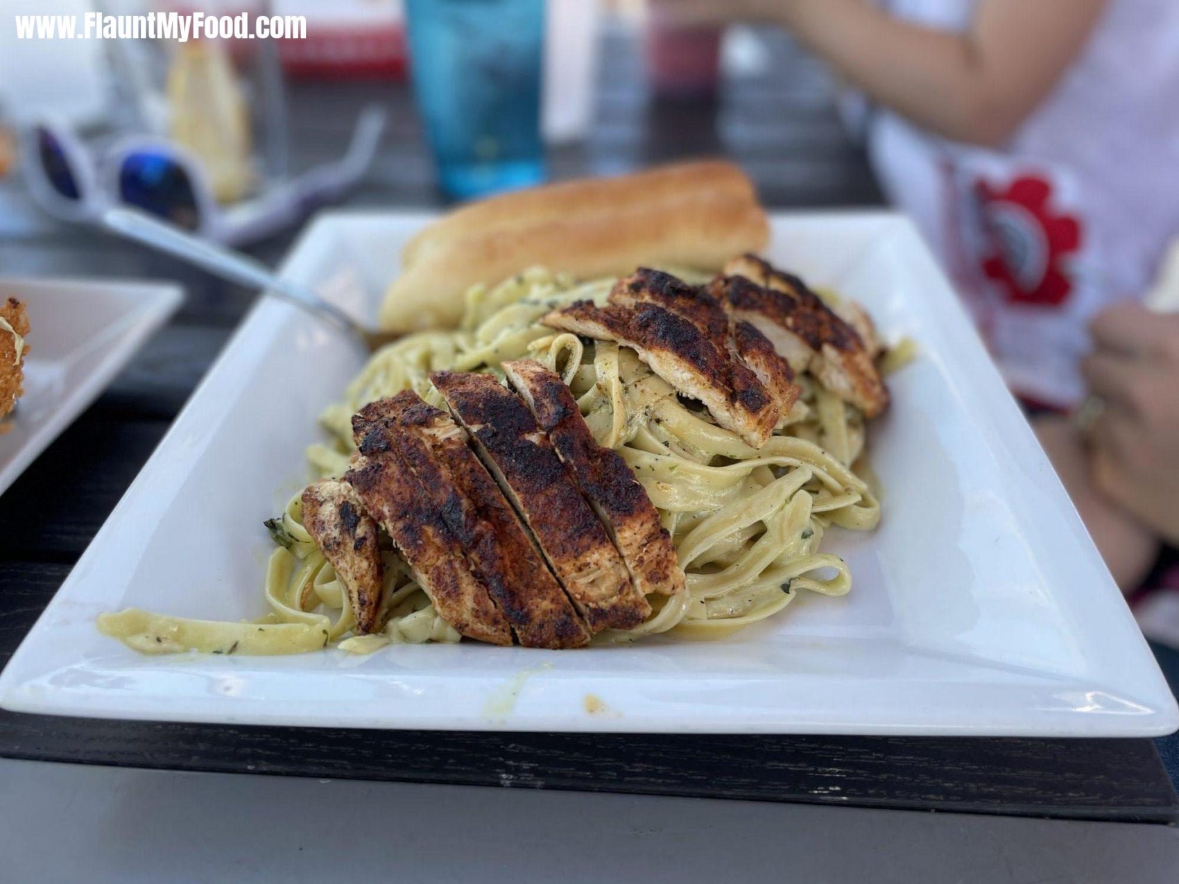 Chicken Alfredo at the ugly grouperChicken Alfredo at the ugly grouper restaurant located in Anna Maria Island Florida