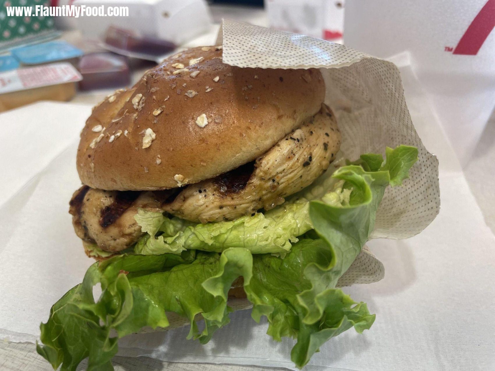 Chic-fil-A Benbrook Texas Grilled Chicken Sandwich