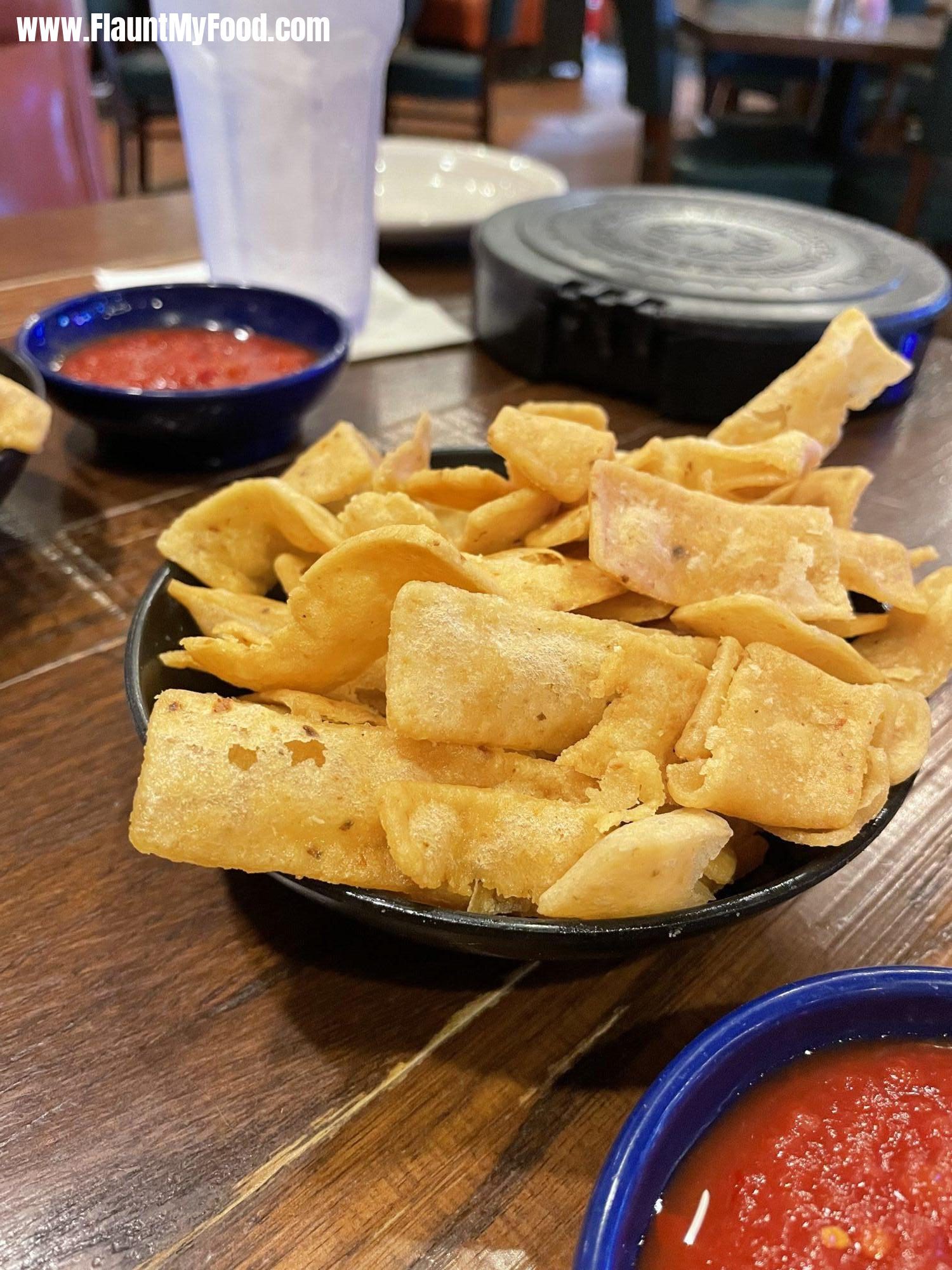 Fresh frito style chips - Mexican Inn