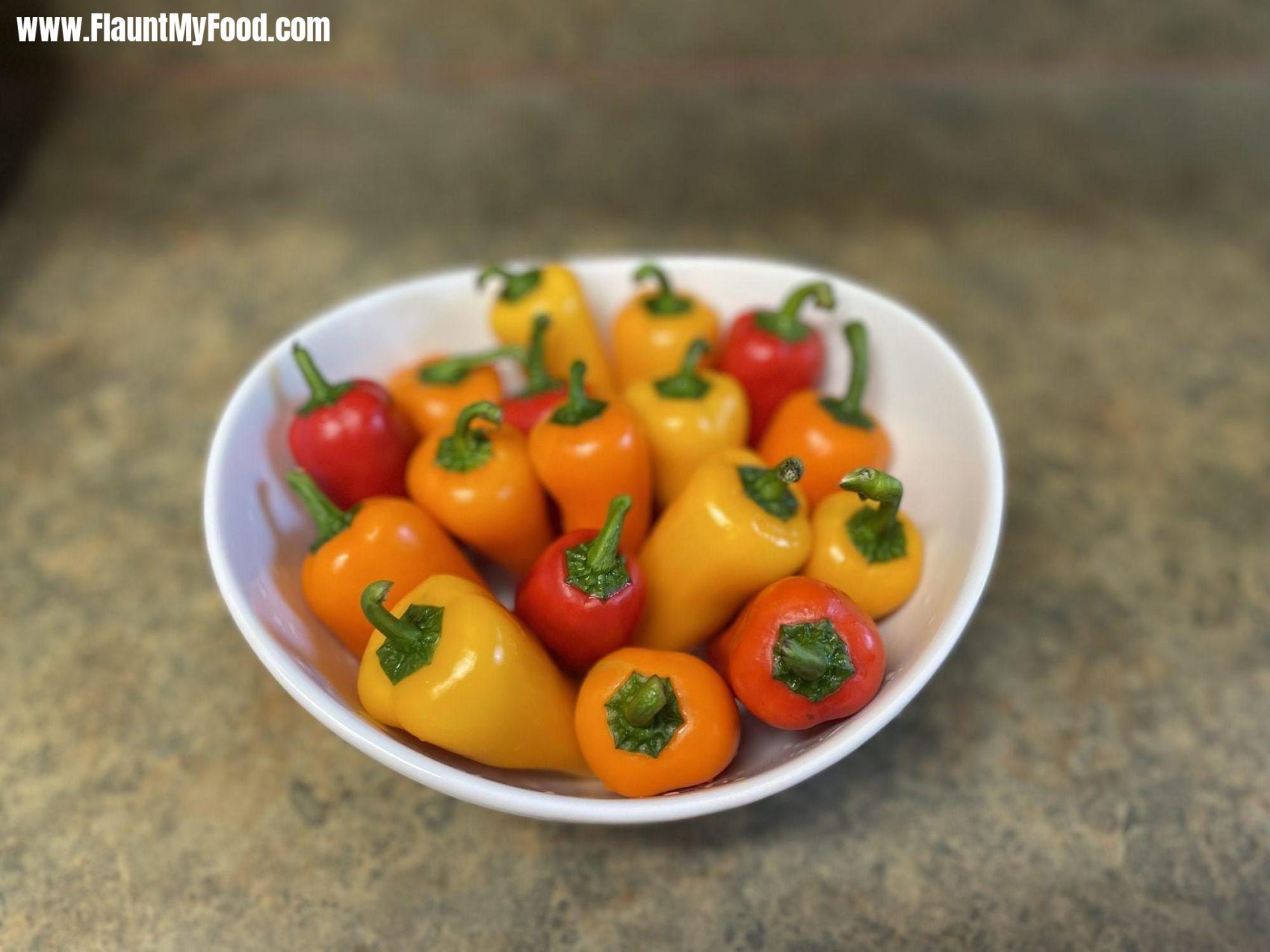 Mini colorful peppers for a great evening healthy treat and snack for a togetherMini colorful peppers for a great evening healthy treat and snack for a together