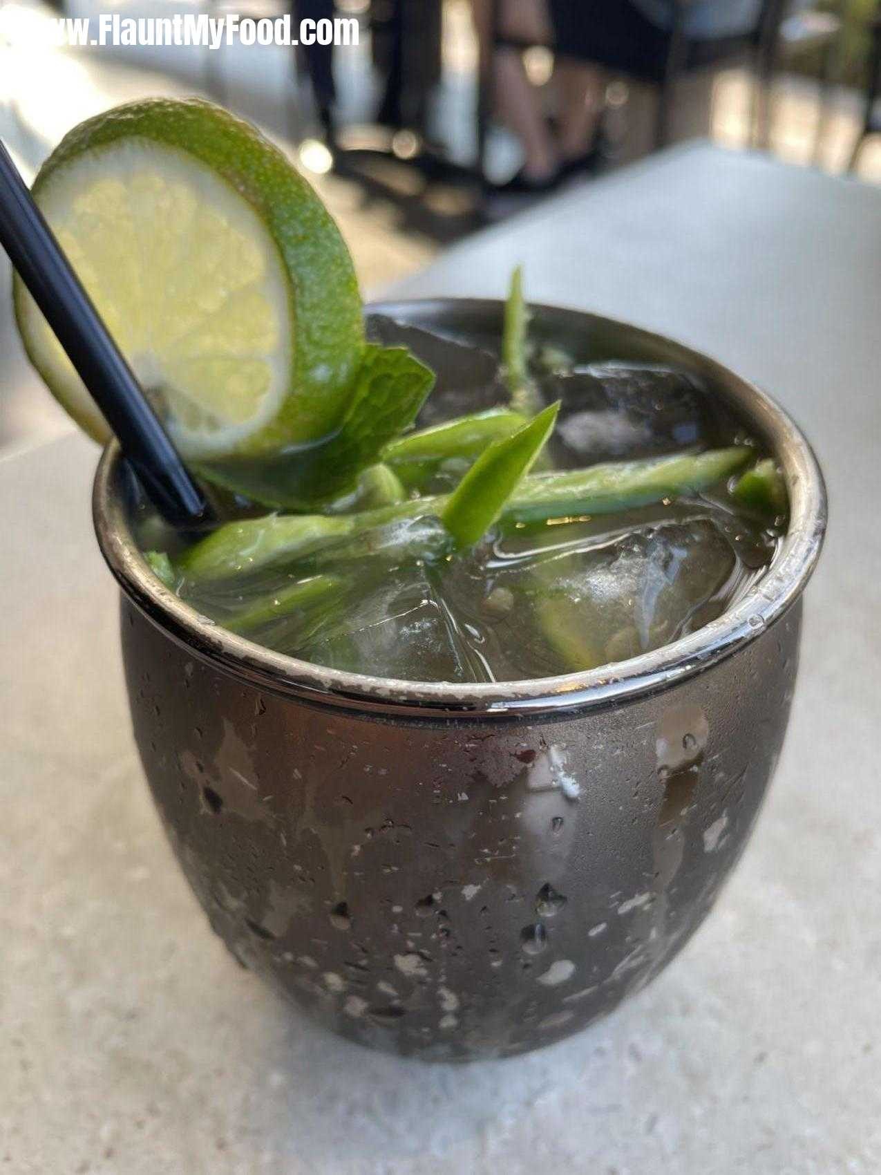 Mexican Mule at Mesero Mexican Restaurant in Clearfork Fort Worth Texas