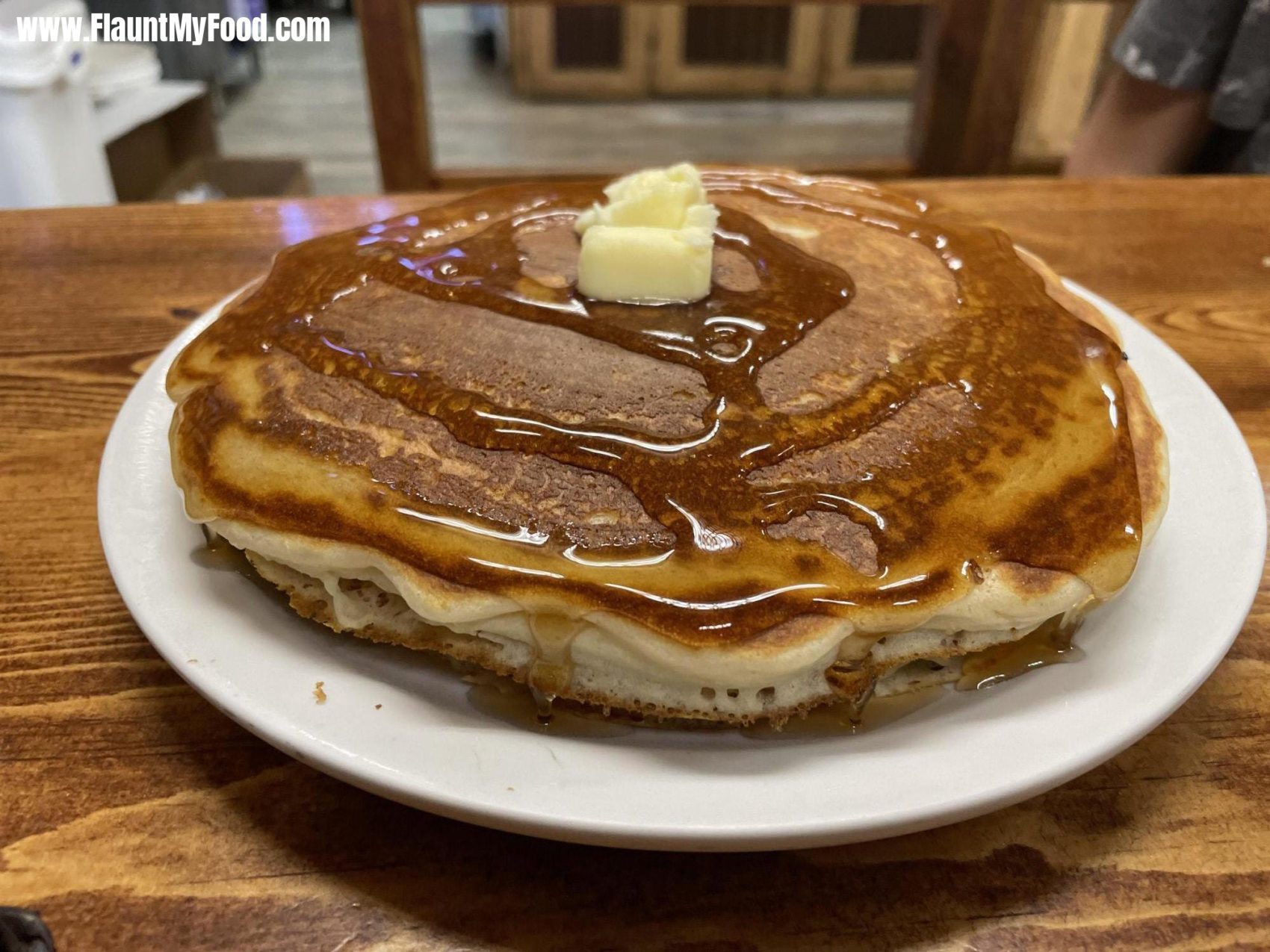 Pancakes at Cafe Alto located near Ski Apache in Ruidoso New Mexico area