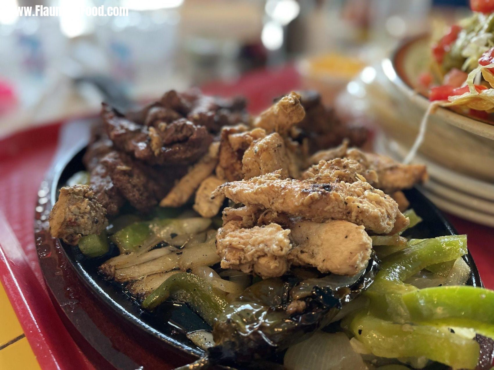 Fajita fiesta at roses café family style in southwest Fort Worth Texas