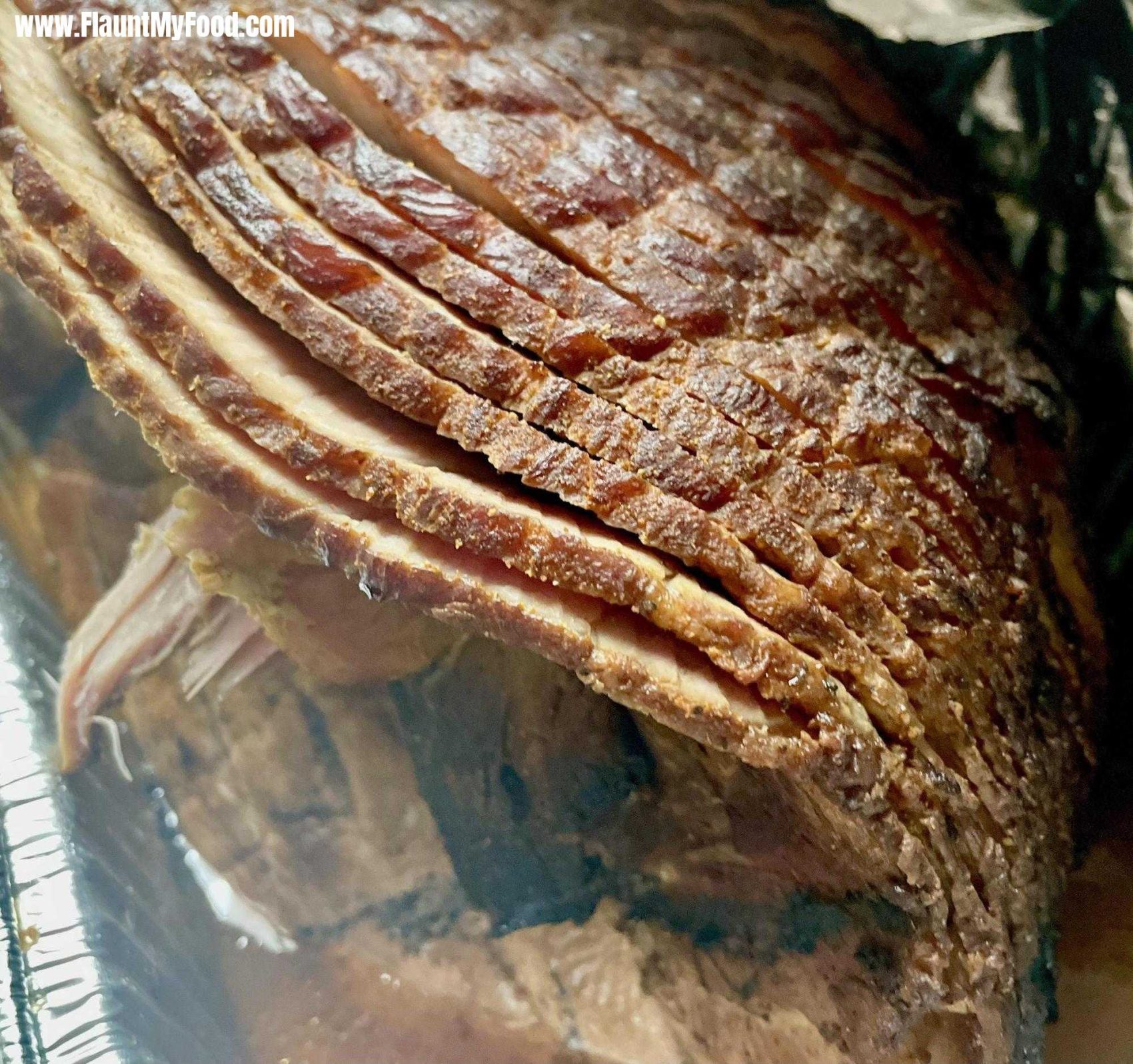 Smoked Christmas ham by KapQue in Fort Worth Texas