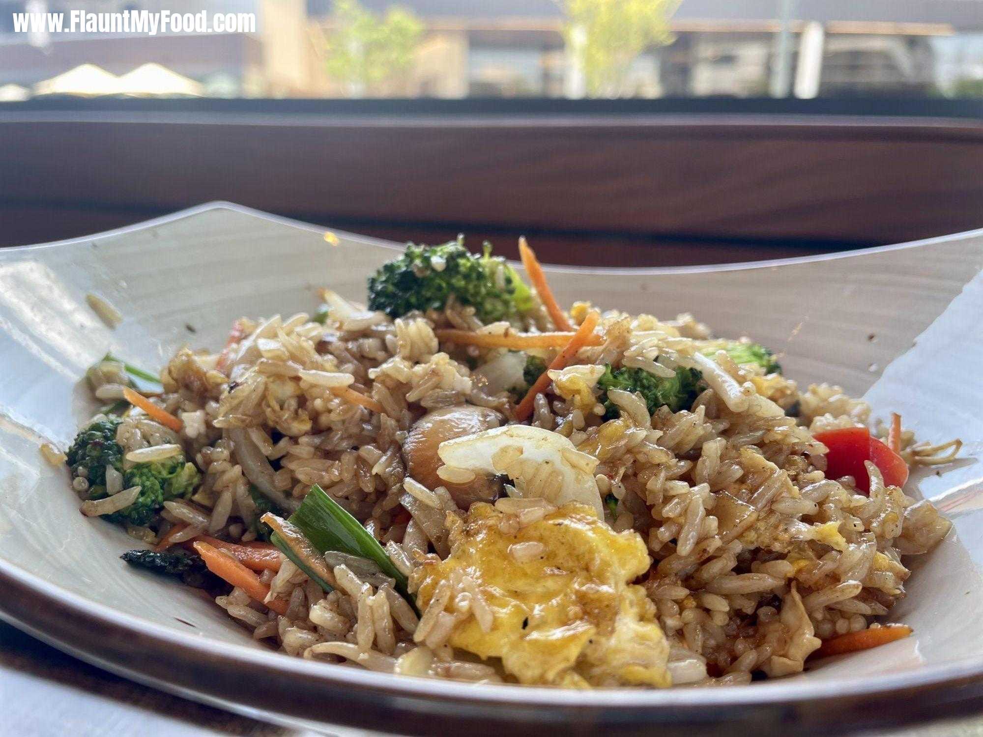 Fried Rice at Malai Kitchen in the shops at clear fork, Fort Worth Texas