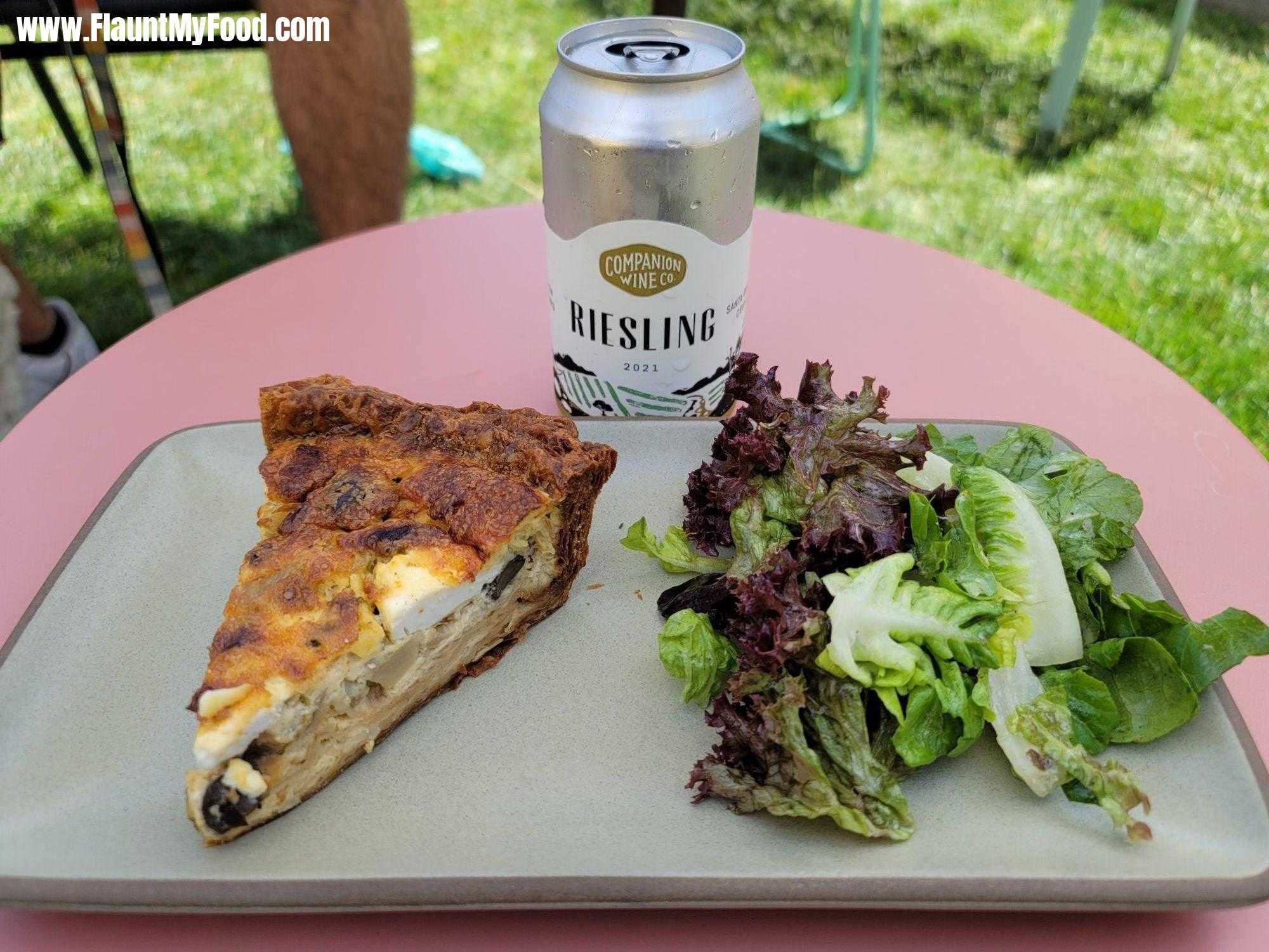 Veggie Quiche at Tartine Santa Monica